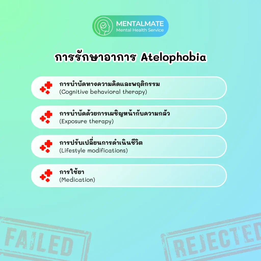 การรักษาอาการ Atelophobia